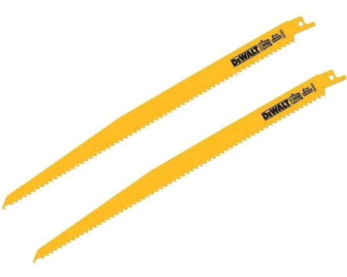 Blister 2 Hojas P/Sierra Sable 12"-6TPI Mad. DW4804-2