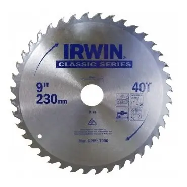 Sierra Circ Irwin 9 X40 Widia Blister(Nva.Zelandia