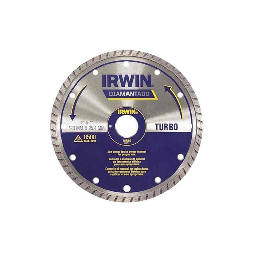 Sierra Circular Irwin Diamantada Turbo 180Mm(08951