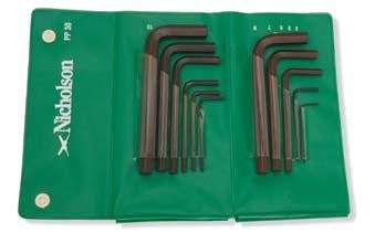 Jgo. Llave Hexag.Nicholson 7 Piezas      220403N