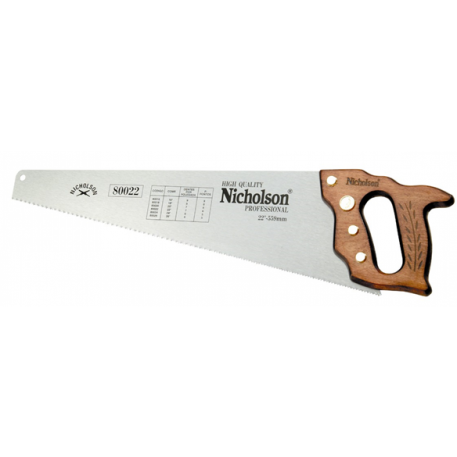 Serrucho Carpintero Nicholson Standard  20"  80120