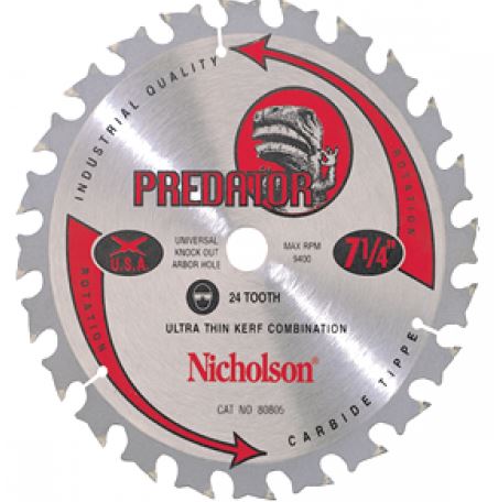 Sierra Circular Nicholson Predator 5-1/2"X18 Widia