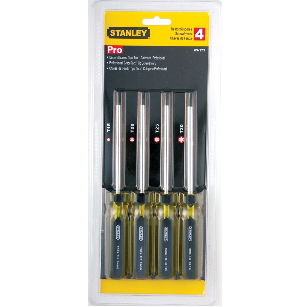 Jgo. De 4 Destorn. Stanley Handyman Torx(64557)