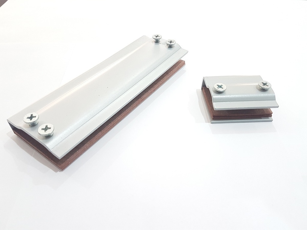 Soporte P/Puerta Aluminio Pulido Cd7096