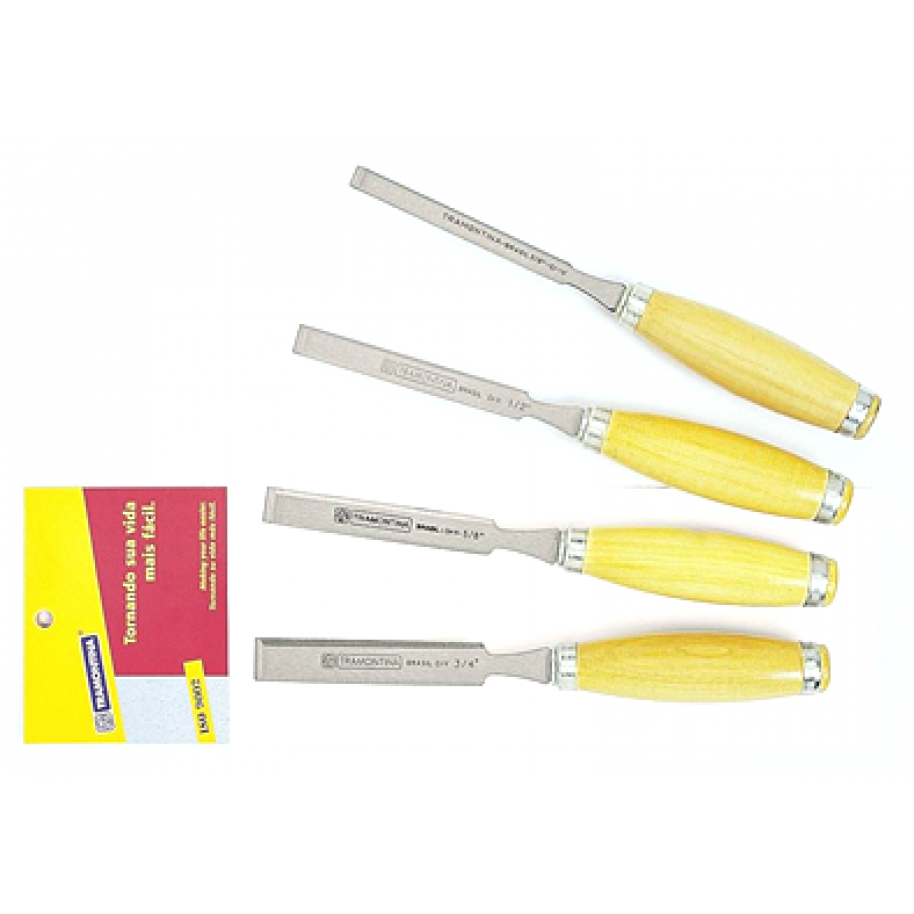 Juego De 4 Formones C/Madera Tramontna 43331/404