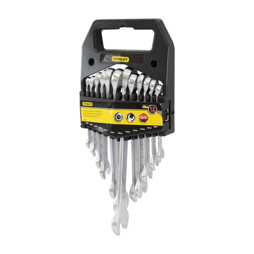 Jgo.12 Llaves Combinadas Stanley  7 A 19Mm (87621)