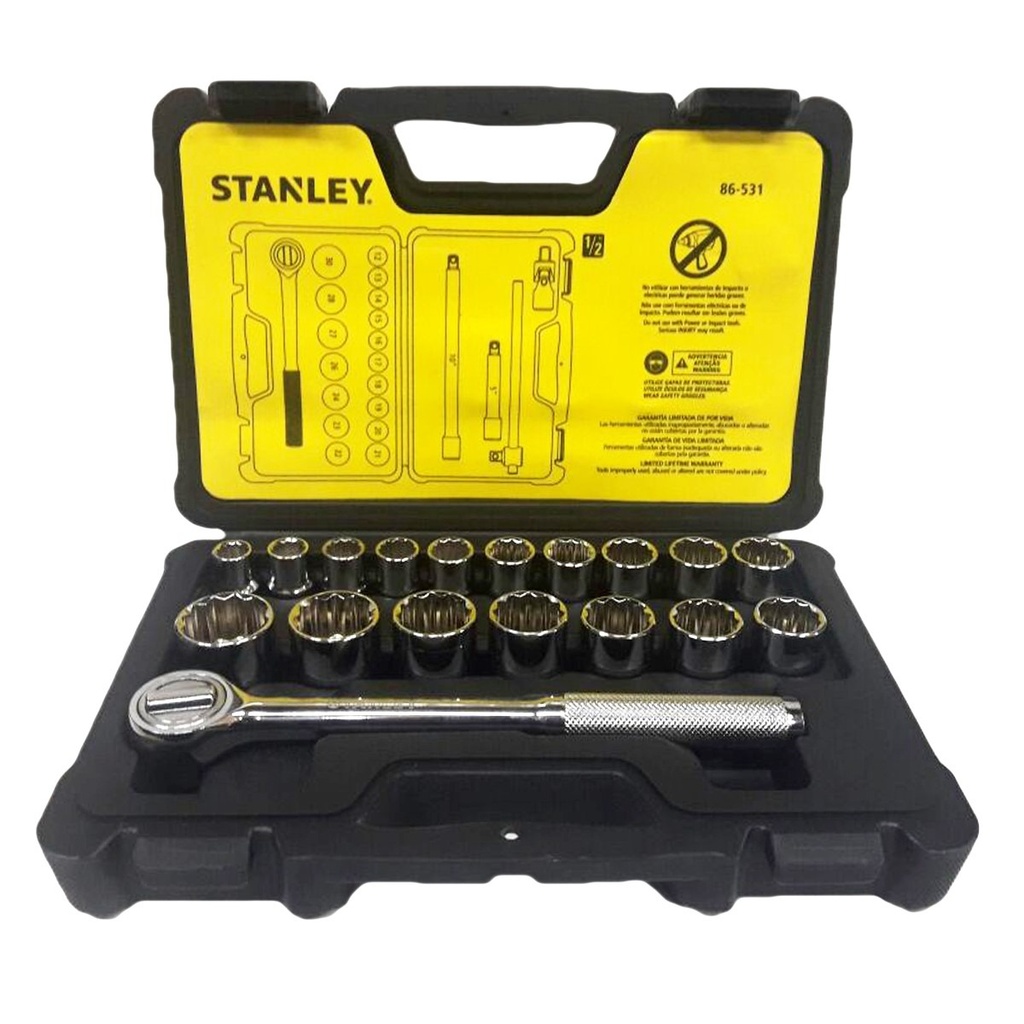 Jgo. Tubos Y Accesorios 23 Piezas Stanley  (86209)