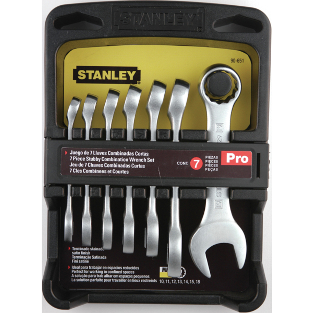 Juego 7 Llaves Stanley Metrico (90651)