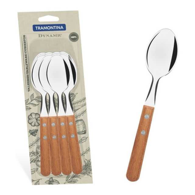 Cuchara Postre Tramontina C/Madera 2217  22206/000