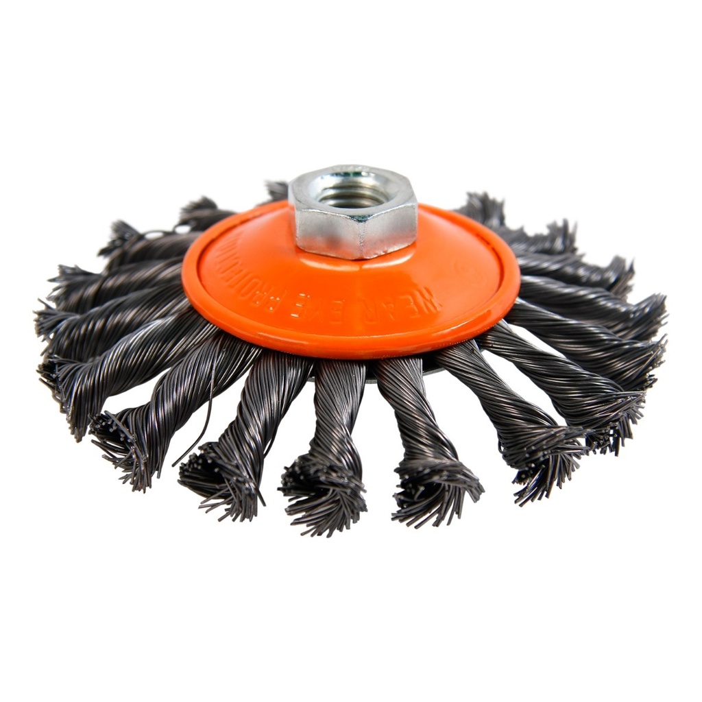 Cepillo Conico Trenzado 115mm