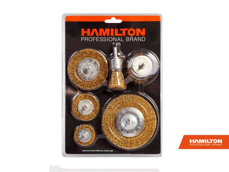 Cepillo Kit De Cep. Circulares De 6 Pzas