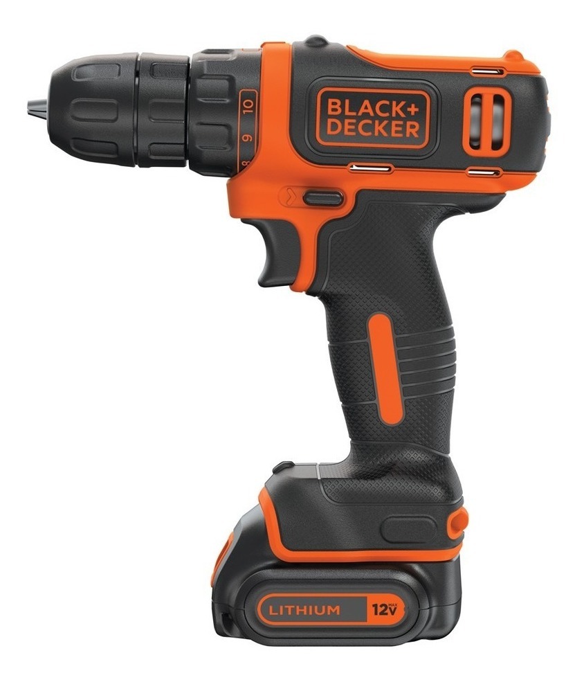 Taladro Inalambrico Black & Decker 10mm 12v
