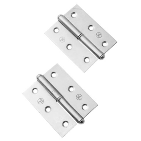 Bisagra Ficha 63x20 Ala Zinc  Azul Der