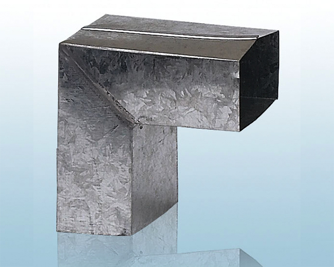 Codos Rectangulares Comunes Cal.30 90º 50x100