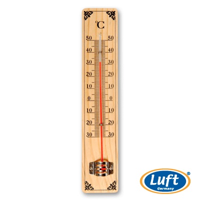 Termometro Madera Interno (200x36mm)