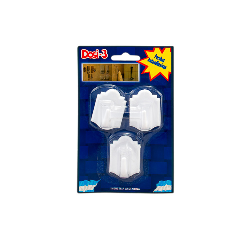 Percha Mini  Cristal En Bolsa X3