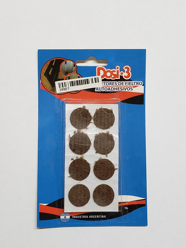 Fieltro Redondo Blister X 8u