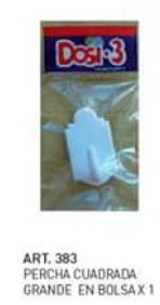 Percha Cuadrada En Bolsa X1