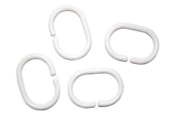 Ganchos Para Cortina Baño X 12