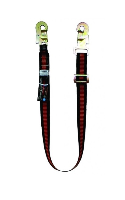 Cabo De Vida Anticaida Cinta Plana 1.5mts  Y Mosqueton 18mm