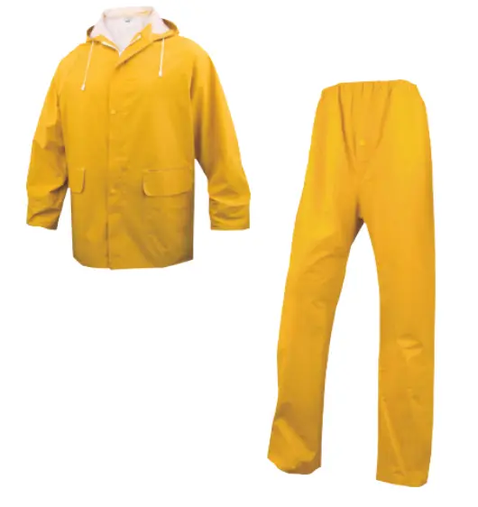 Conjunto De Lluvia Amarillo Talle L