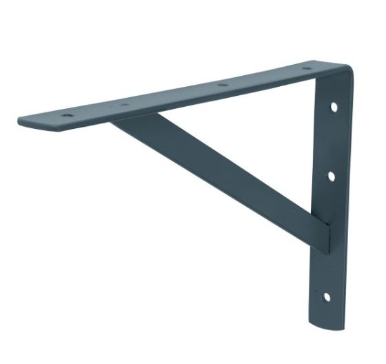 Mensula 40x30 Cm Estilo Planch. 25x5 Mm Negra