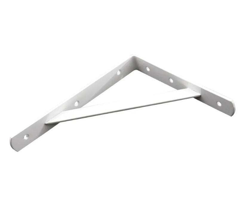 Mensula 40x30 Cm Estilo Planch. 25x5 Mm Blanca