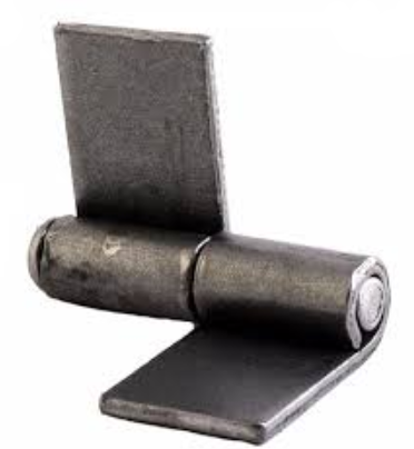 Bisagra Ficha Herrero 60 Mm 40/40 De 5mm H° Pulido