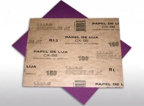 Hoja Lija Papel Rubi A210 X 260 #80