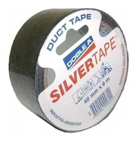 Cinta Duct Tapa 48mm X 9m Gris