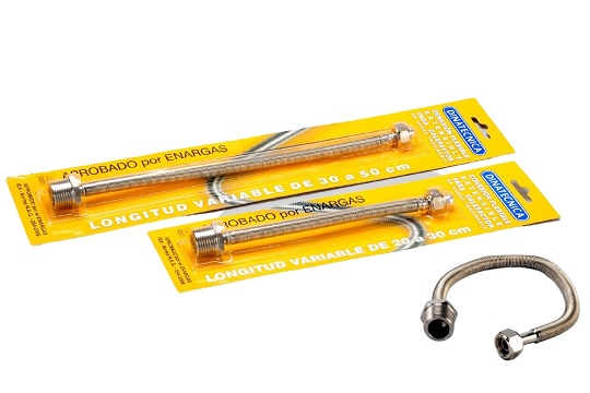Caño Flexible-Extens P/Calefactor Ø1/4" de 30a50Cm APROBA