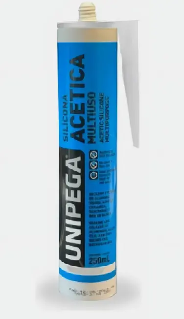 Silicona Acetica Multiuso Transp 250ml  Unipega