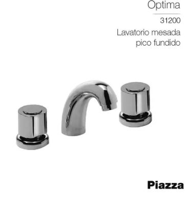 Griferia Lavatorio Mesada Pico Fundido Optima