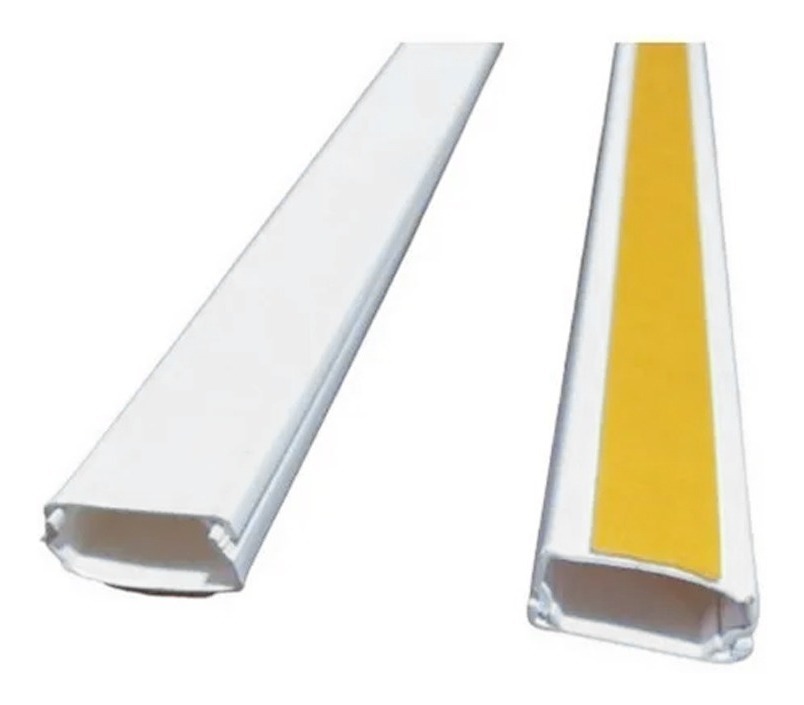 Cable Canal 20x10 Blanco Adhesivo "Premium" $ X Mt