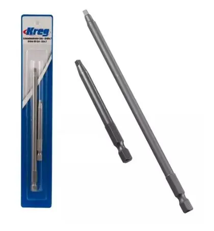 Set De Puntas Cuadradas Kreg X 2 Puntas 3 Y 6" Dds-int