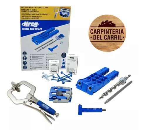 Sistema Kreg Plantilla Perforacion Kphj320-int C/ Prensa