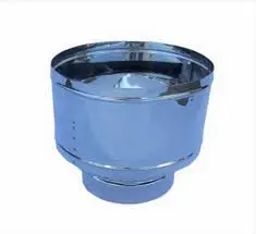 Sombrero Acero Inoxidable 6" P/Estufa A Leña