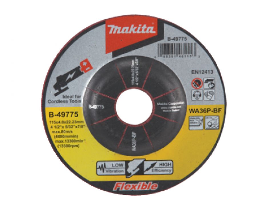 Disco Abrasivo 115mm Flexible Desbaste