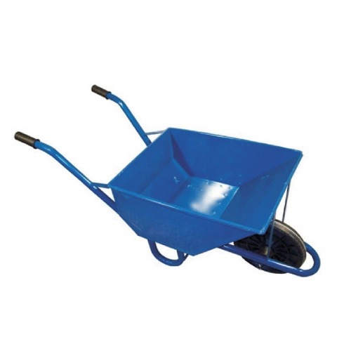 Carretilla Super R/Maciza Azul  80L