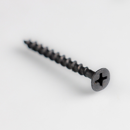 Tornillo Autoperf.  6x1 1/2" Drywall Rosc Madera Negro