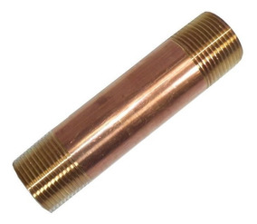 Niple 12 X 1/2  Bronce Roscado