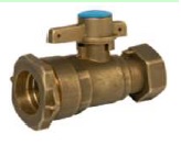 Valvula Esfer. Recta Tubo + Tuerca Loc 25 - 3/4"