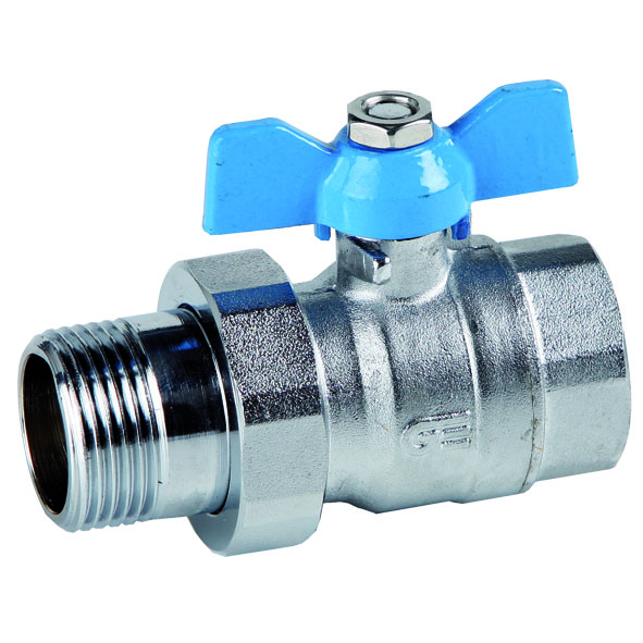 Valvula Esferica Laton P.T. M-H C/Union 1/2