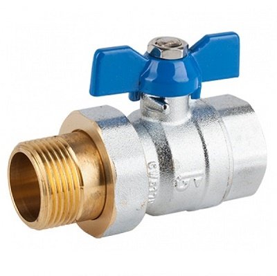 Valvula Esferica Laton P.T. M-H C/Union 3/4