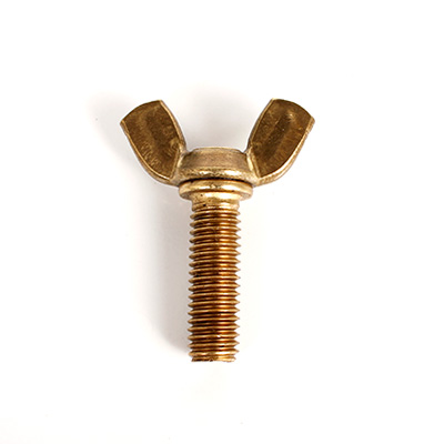 Tuercas Mariposas Macho Bronce 1/4" W X 3/4"