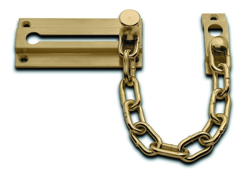 Pasador A Cadena De Bronce Pulido