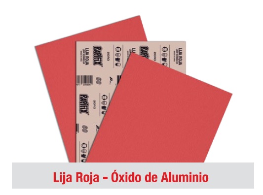 Lija Para Madera Roja #100