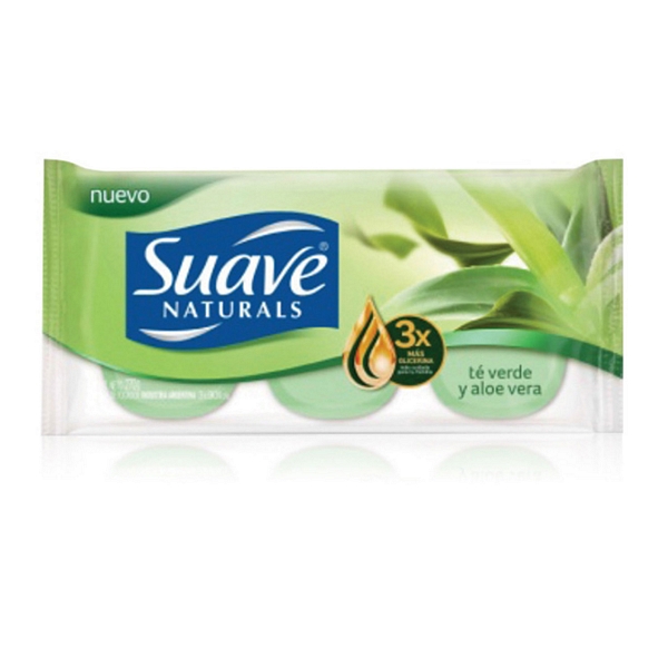 Jabon Te Verde & Aloe X3 Suave