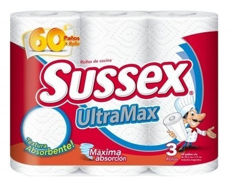 Rollo De Cocina Ultra Max 60P Sussex