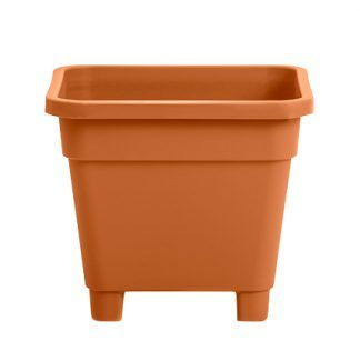 Maceta Cuadrada 23 Terracota